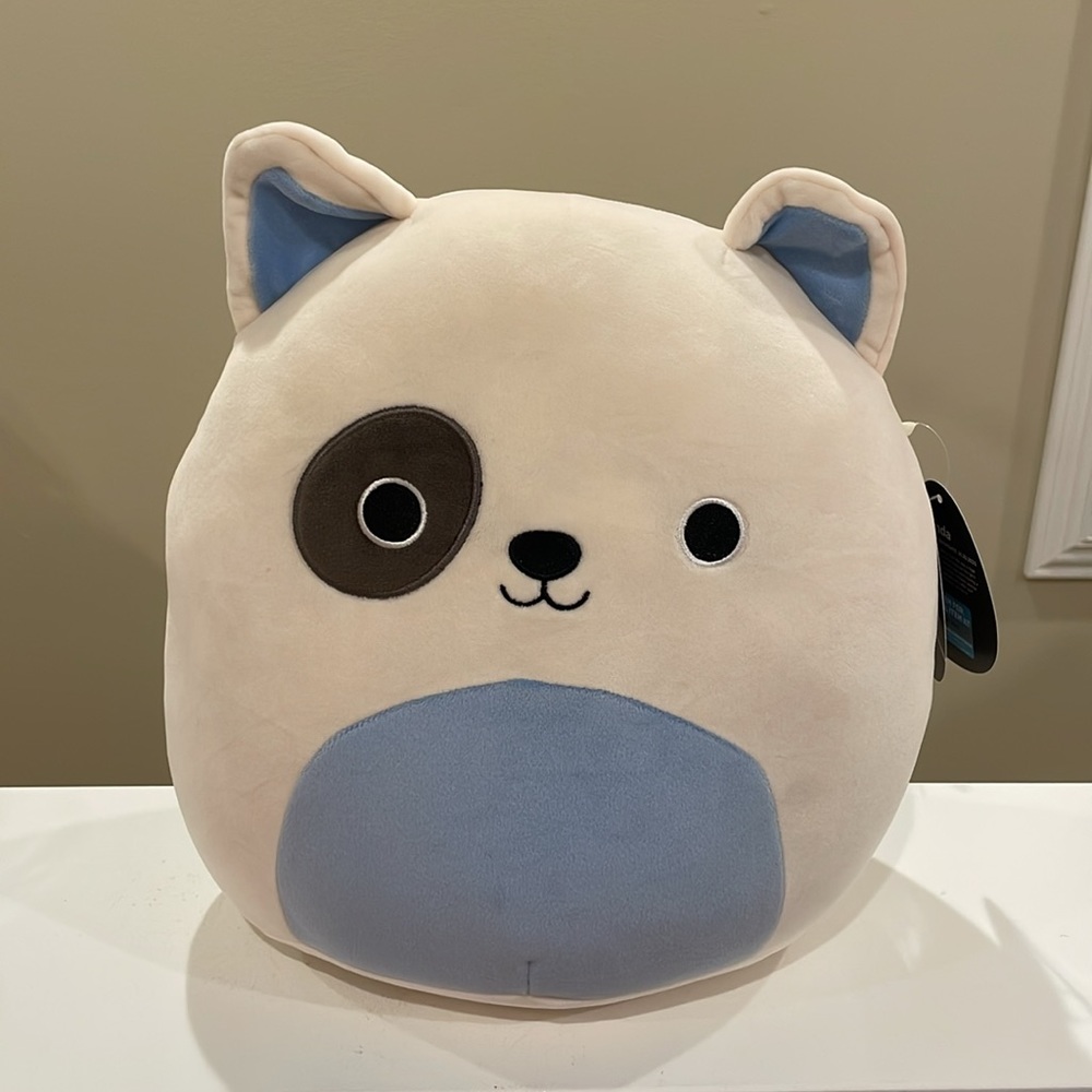 NWT 12” Molinda the Bull Terrier Dog Squishmallow- Select Series w Roblox Code
